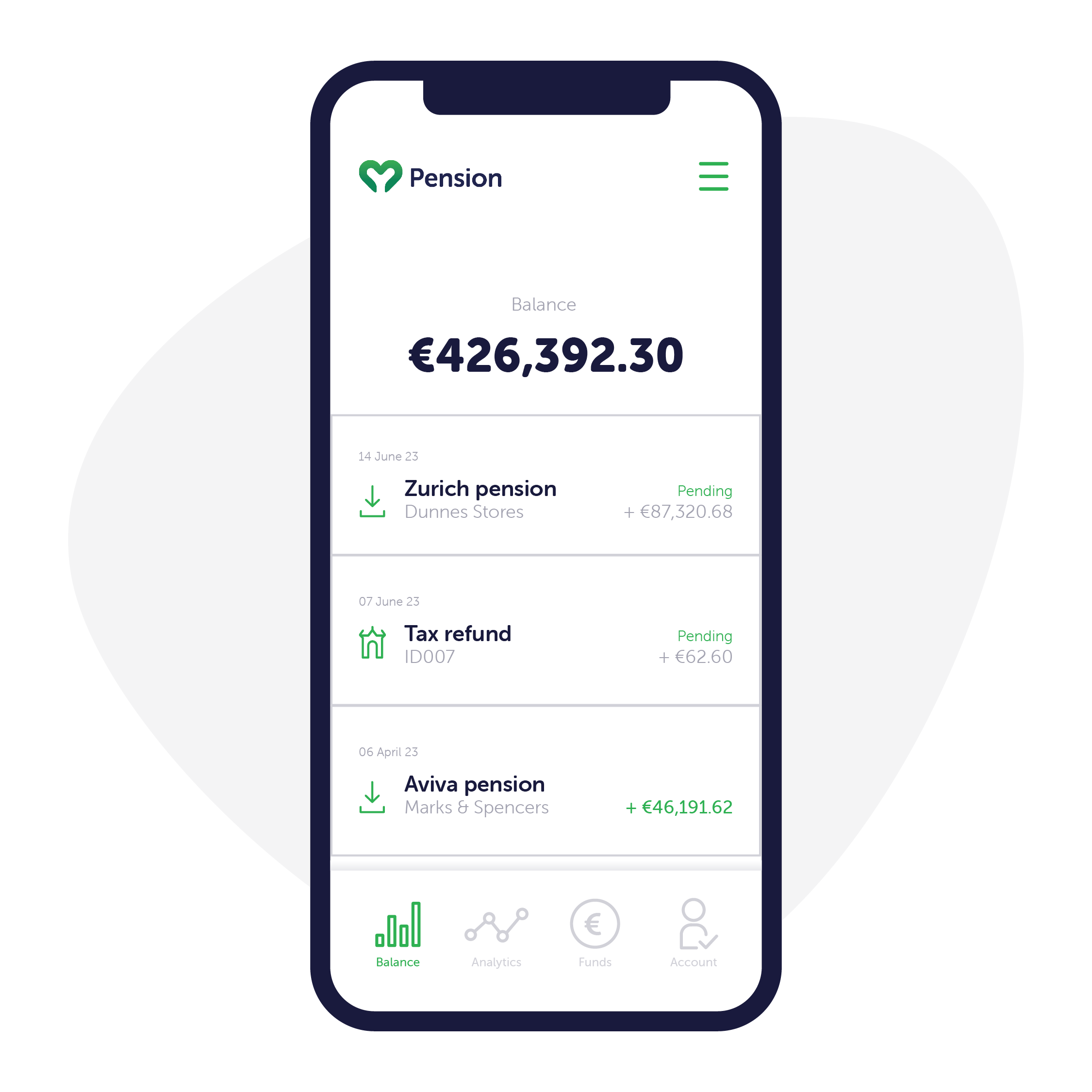 MyPension features Retirement tools